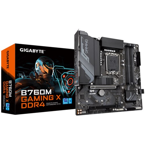 GIGABYTE MB Sc LGA1700 B760M GAMING X DDR4,  Intel B760,  4xDDR4,  1xDP,  1xHDMI,  mATX0 