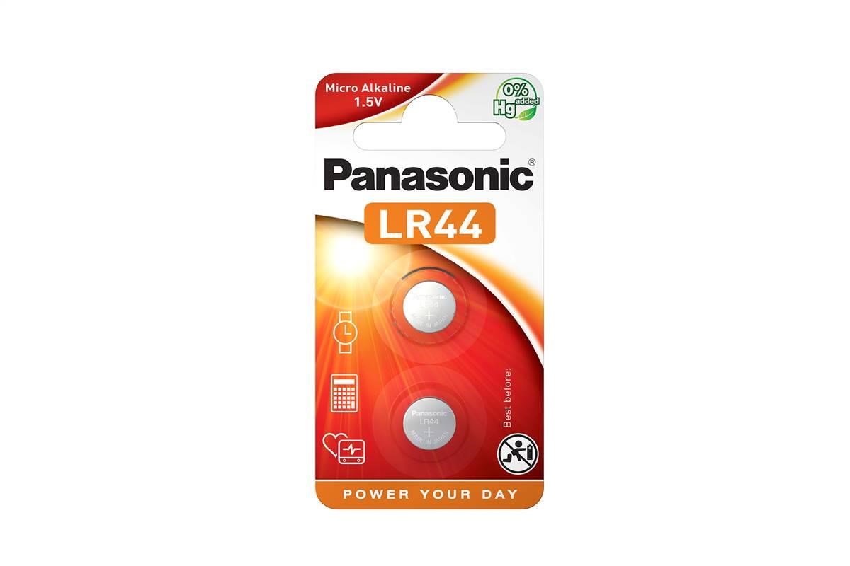 PANASONIC Alkalická MIKRO baterie LR-44EL/ 2B 1, 5V (Blistr 2ks)0 