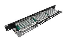 Solarix Patch panel Solarix 24 x RJ45 CAT5E STP 1U SX24-5E-STP-BK-N1 