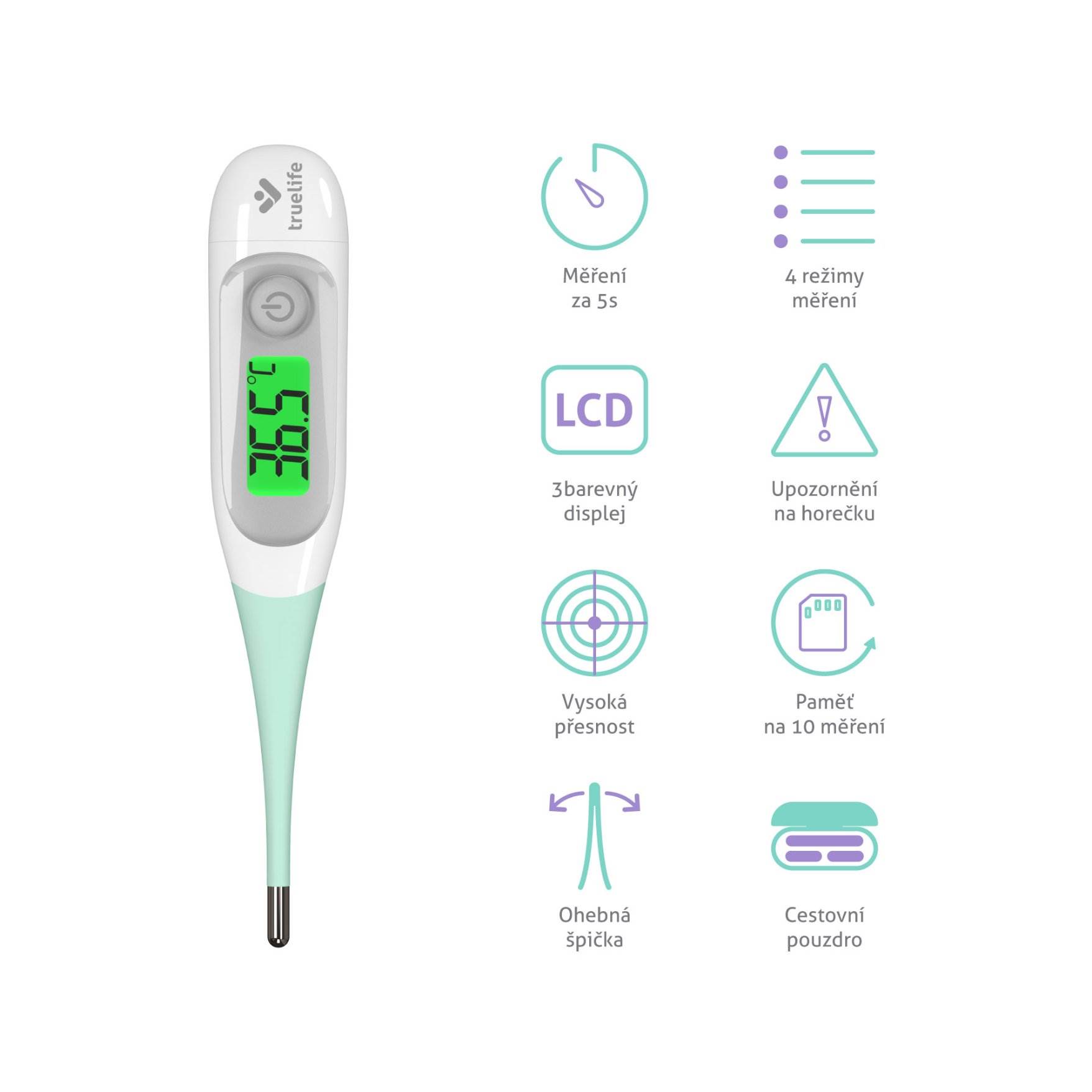 TrueLife Care T3 - kontaktní teploměr5 