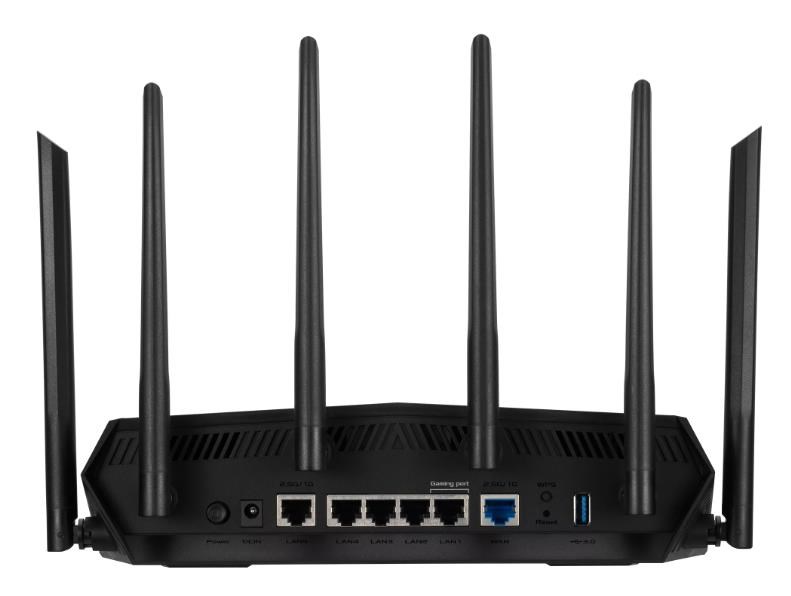 ASUS TUF-AX6000 (AX6000) WiFi 6 Extendable Gaming Router,  2.5G porty,  AiMesh,  4G/ 5G Mobile Tethering4 