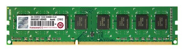 TRANSCEND TSRam™ DDR3 4GB 1333MHz DIMM, 256Mx8 CL9, maloobchod1 