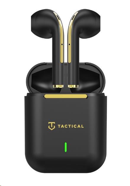 Tactical bezdrátová sluchátka Blach Hawk,  nabíjecí pouzdro0 