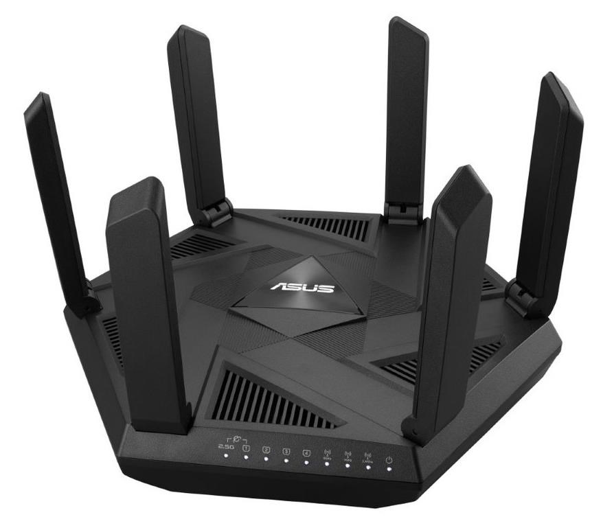 ASUS RT-AXE7800 (AXE7800) WiFi 6E Extendable Router, 2.5G port, AiMesh, 4G/5G Mobile Tethering1 