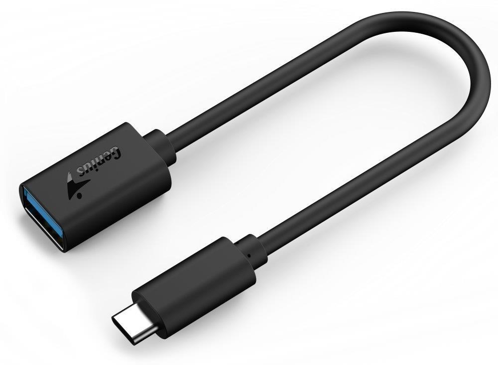 GENIUS ACC-C2AC redukce USB-C na USB-A,  černá0 