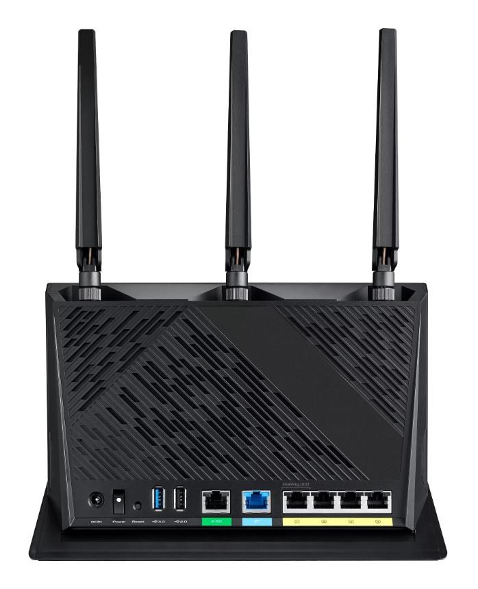 ASUS RT-AX86U Pro (AX5700) WiFi 6 Extendable Router,  AiMesh,  4G/ 5G Mobile Tethering2 