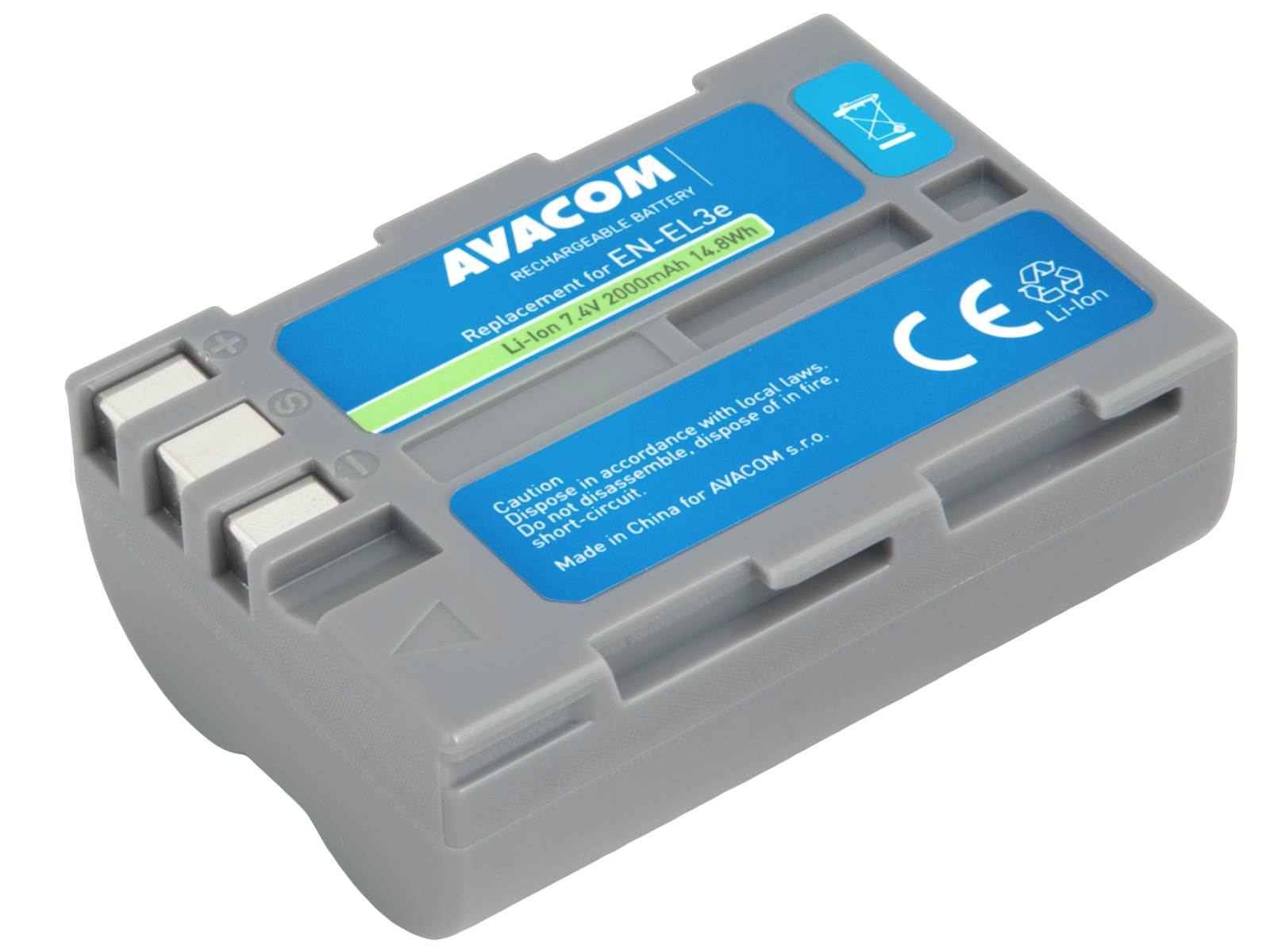 AVACOM baterie Nikon EN-EL3E Li-Ion 7.4V 2000mAh 14.8Wh1 