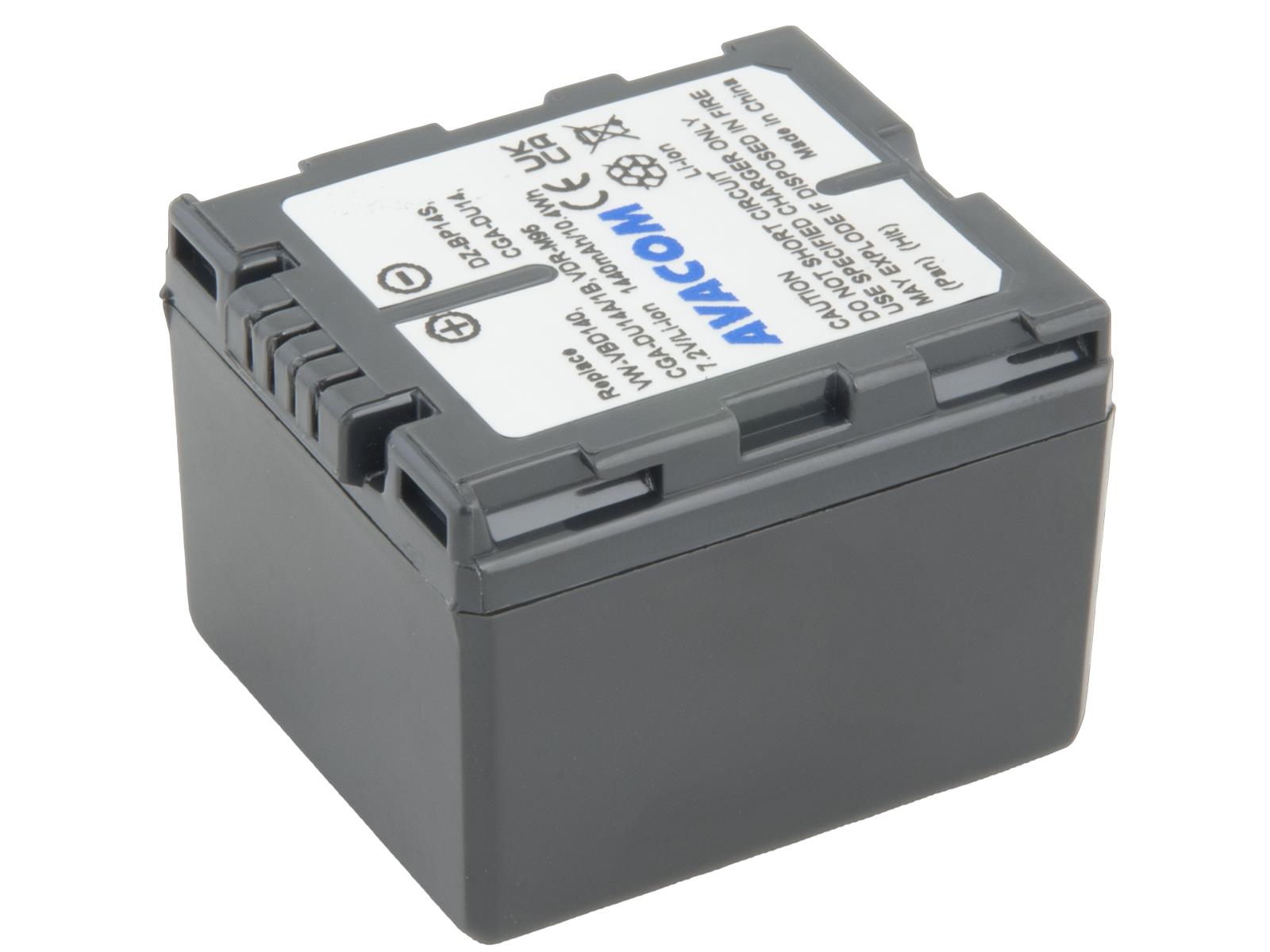 AVACOM baterie Panasonic CGA-DU14/ CGR-DU14/  VW-VBD14 Li-Ion 7.2V 1440mAh 10.4Wh černá1 