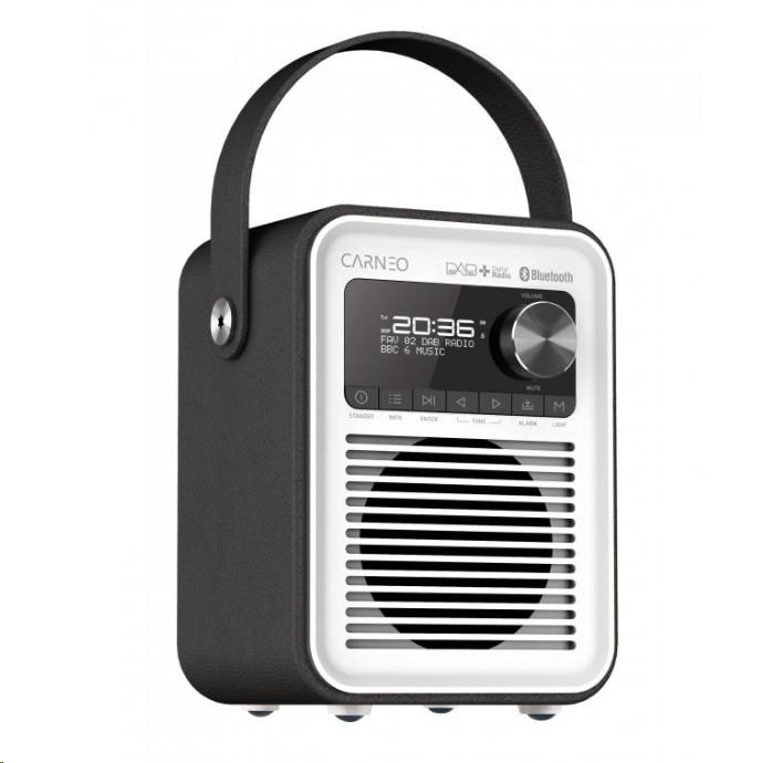 CARNEO D600 Rádio DAB+, FM, BT, black/white0 