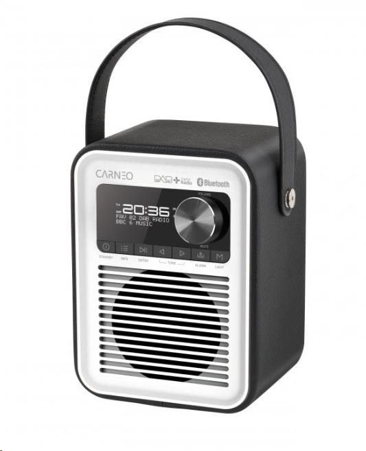 CARNEO D600 Rádio DAB+, FM, BT, black/white2 