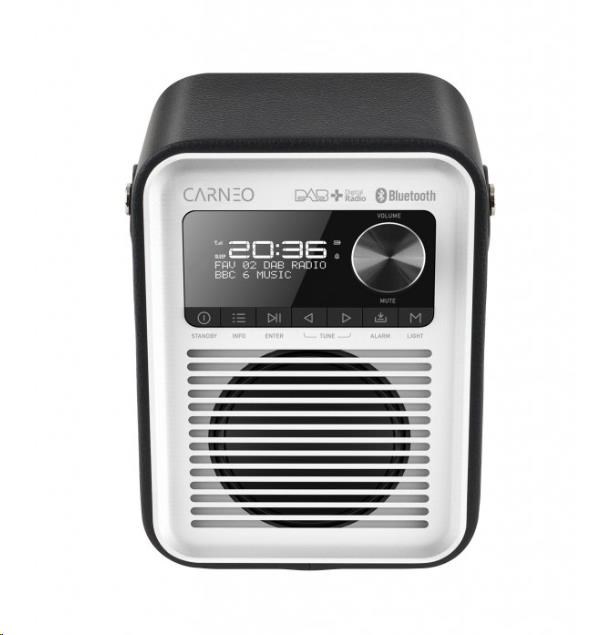 CARNEO D600 Rádio DAB+, FM, BT, black/white1 