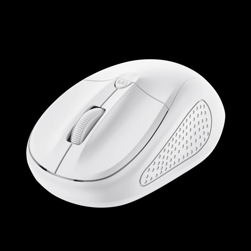 TRUST Myš PRIMO WIRELESS MOUSE MATT WHITE,  USB,  bezdrátová0 