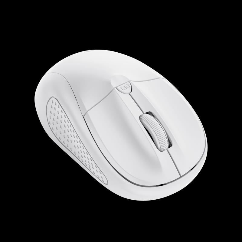 TRUST Myš PRIMO WIRELESS MOUSE MATT WHITE,  USB,  bezdrátová1 