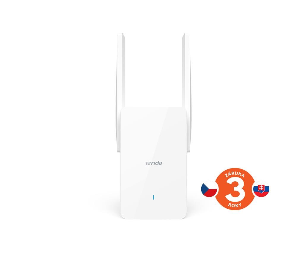 Tenda A33 - WiFi Range Extender AX3000 WiFi 6, opakovač 2976 Mb/ s, 1x GLAN 1 Gb/ s, WPS, 2x 5dBi, WPA30 