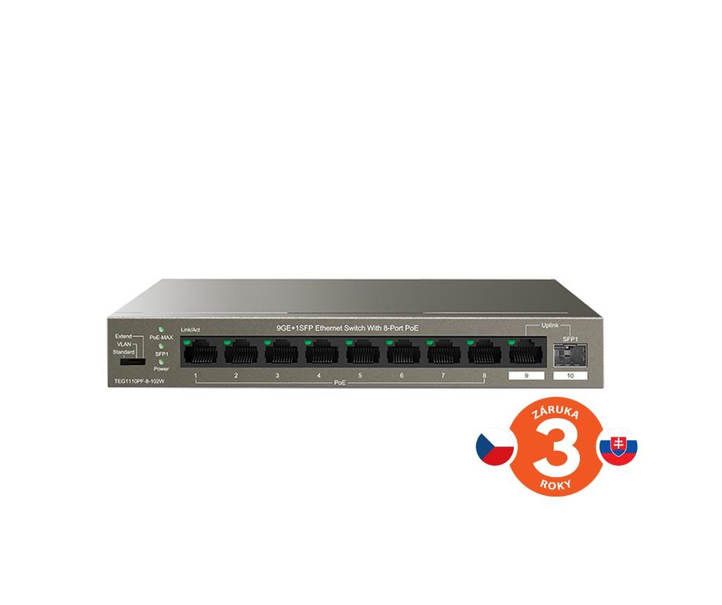 Tenda TEG1110PF-8-102W0 