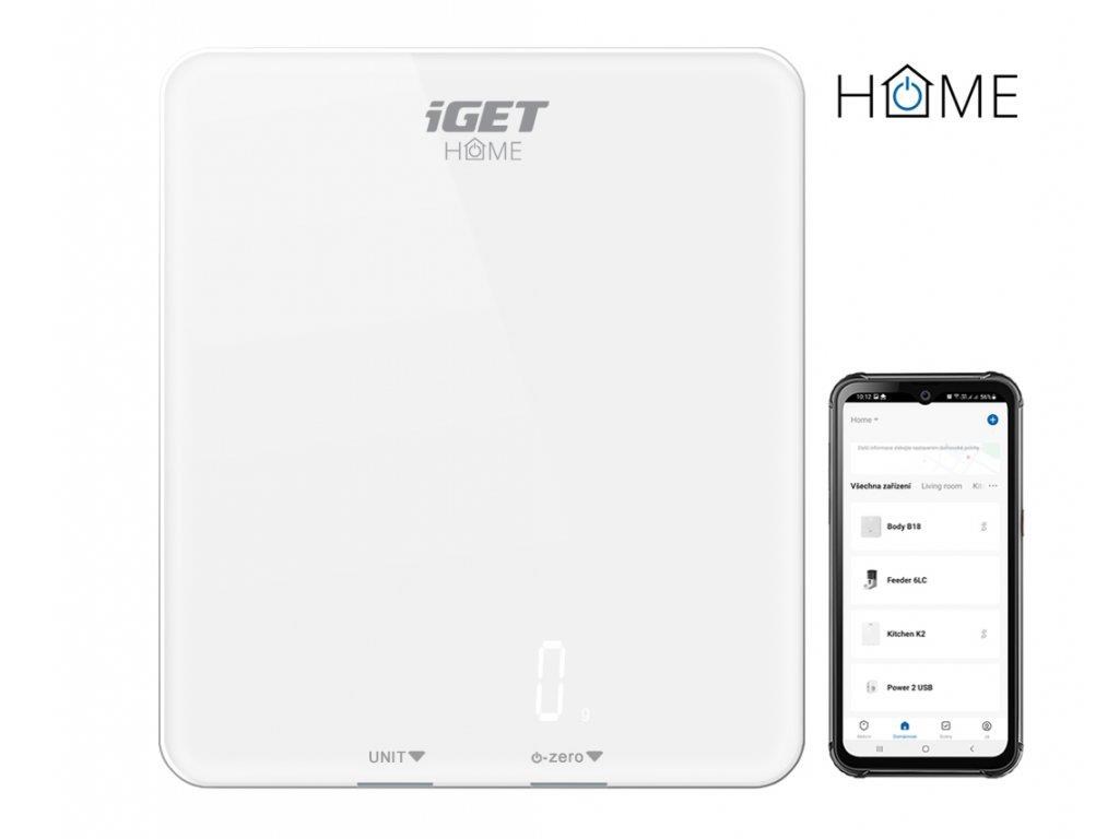 iGET HOME KITCHEN K2 White - nutričná váha0 