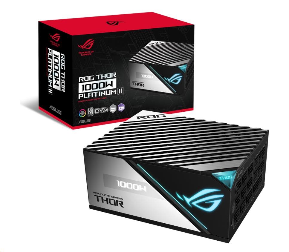 ASUS zdroj ROG-THOR-1000P2-GAMING 1000W,  80+ Platinum,  ARGB0 