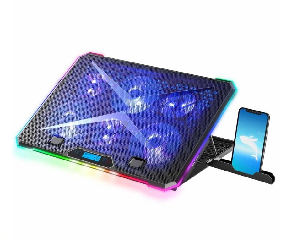 EVOLVEO Ania 9 RGB,  nastavitelný podstavec pro notebook4 