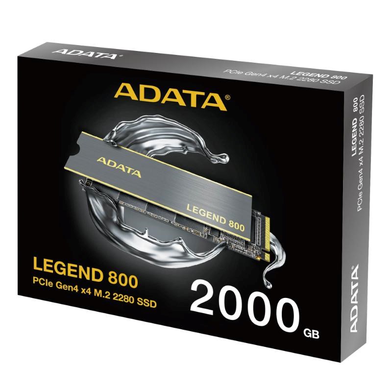 ADATA SSD LEGEND 800 2TB,  M.2 2280,  PCIe Gen4x4,  NVMe 1.4,  (R:3500/  W:2800MB/ s)6 