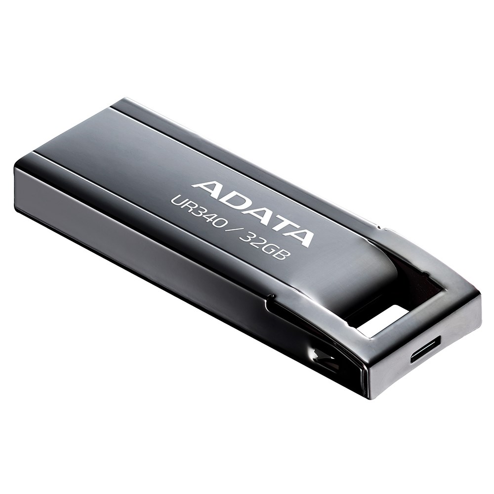 ADATA Flash Disk 32GB UR340,  USB 3.2 Dash Drive,  kov lesklá černá3 