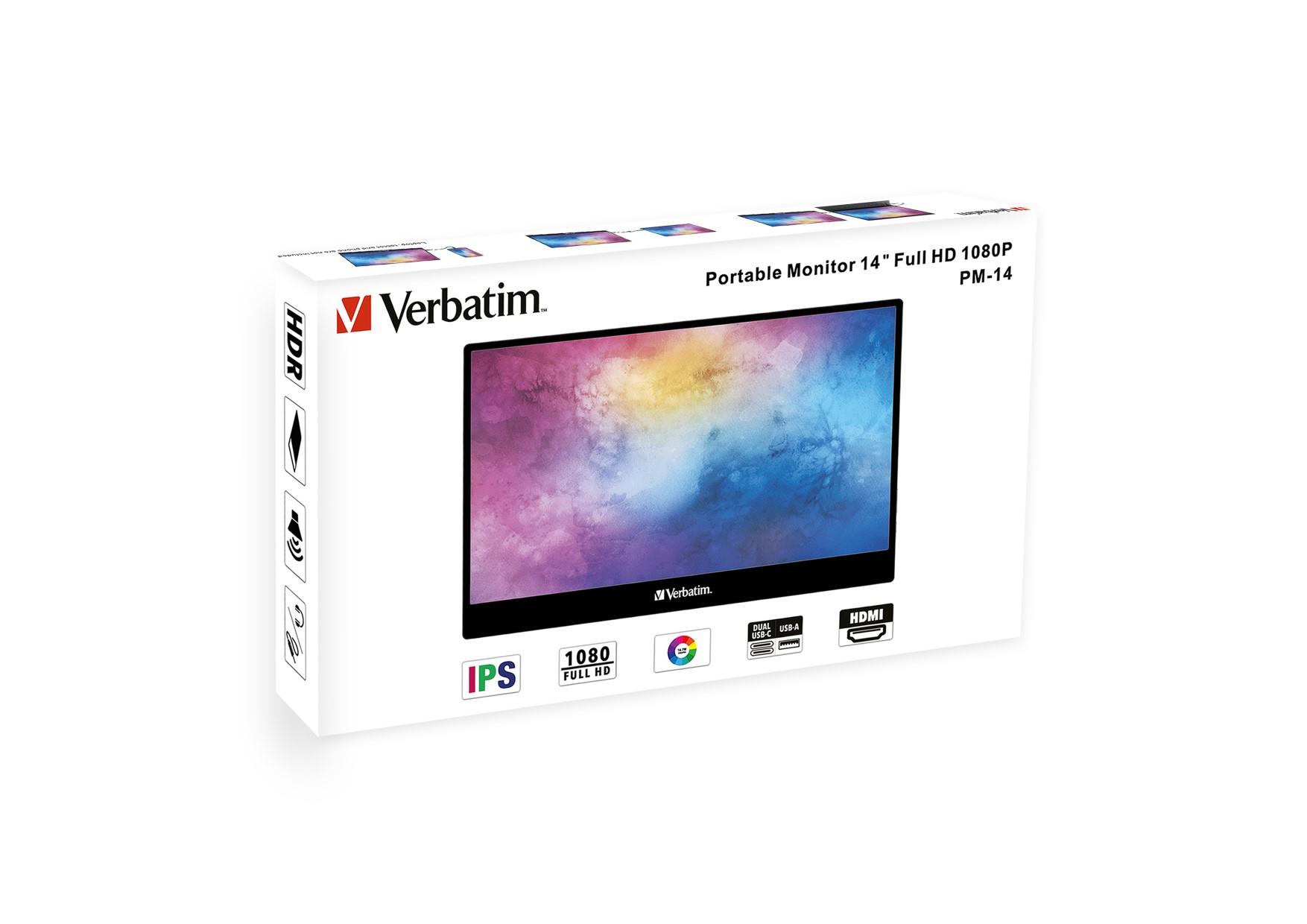 Verbatim PM-14 Portable Monitor 14