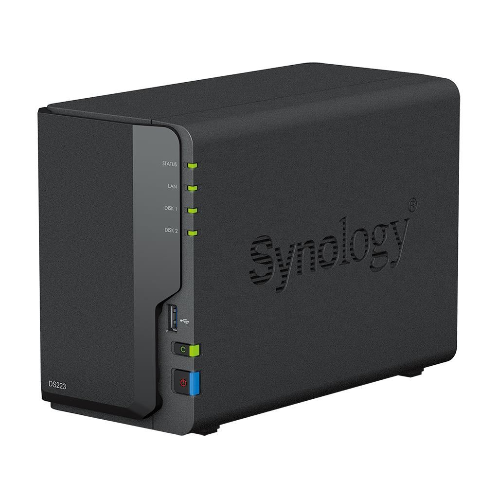 Synology DS223 DiskStation (4C/RealtekRTD1619B/1,7GHz/2GBRAM/2xSATA/2xUSB3.2/1xGbE)3 