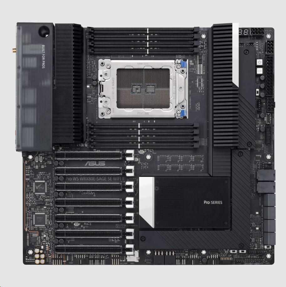 ASUS MB Sc sWRX8 PRO WS WRX80E-SAGE SE WIFI II, AMD WRX80, 8xDDR4, WI-FI, E-ATX4 