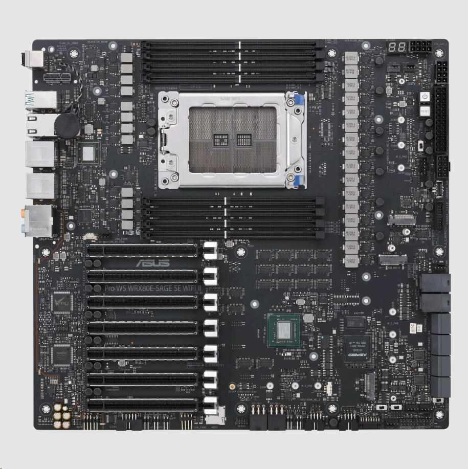 ASUS MB Sc sWRX8 PRO WS WRX80E-SAGE SE WIFI II, AMD WRX80, 8xDDR4, WI-FI, E-ATX1 