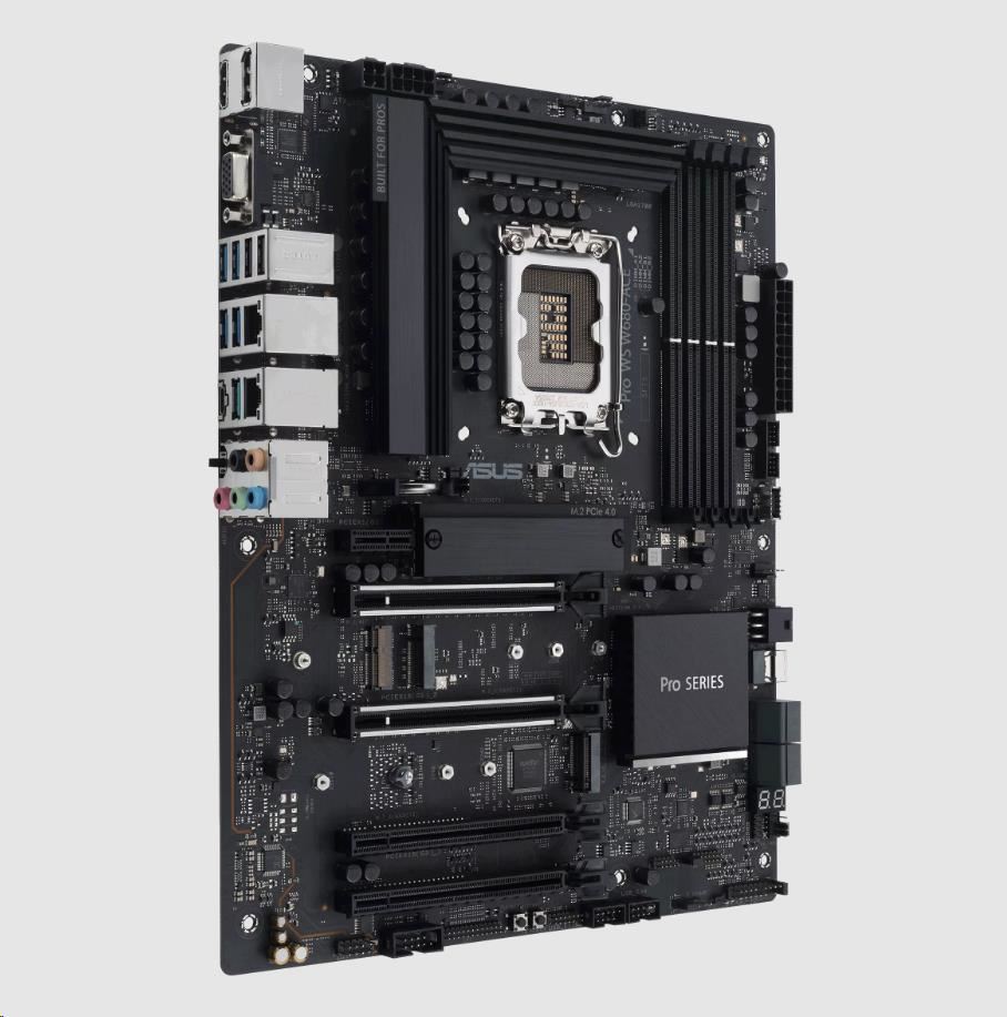 ASUS MB Sc LGA1700 PRO WS W680-ACE,  Intel W680,  4xDDR5,  1xDP,  1xHDMI,  1xVGA3 