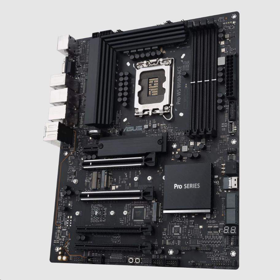 ASUS MB Sc LGA1700 PRO WS W680-ACE,  Intel W680,  4xDDR5,  1xDP,  1xHDMI,  1xVGA1 