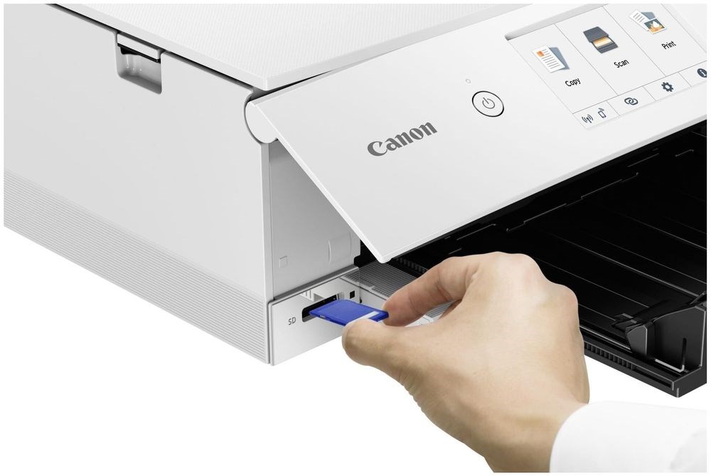 Canon PIXMA Tiskárna TS8351A white - barevná,  MF (tisk, kopírka, sken, cloud),  duplex,  USB, Wi-Fi, Bluetooth3 
