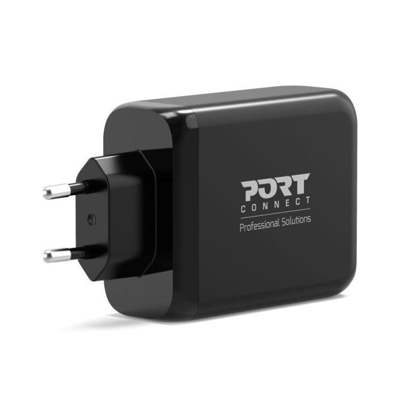 PORT síťová nabíječka pro USB-C a  USB-A,  120 W,  černá3 