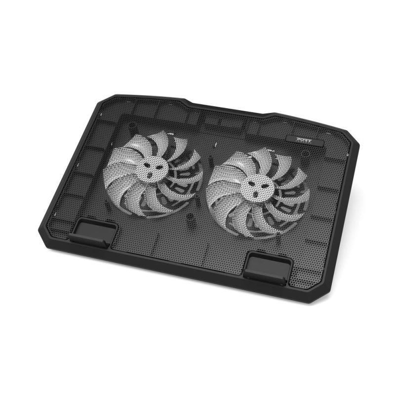 PORT chladící stojan na notebook COOLER PRO,  2x USB,  černá7 