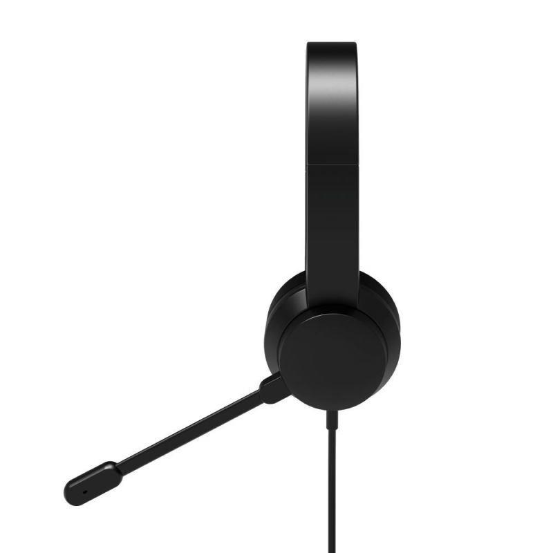 PORT stereo headset s mikrofonem,  USB-A/ USB-C,  černá2 