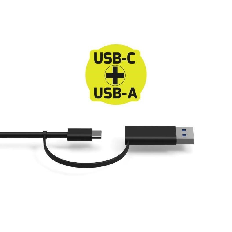 PORT univerzální dokovací stanice,  3x 4K USB-C + USB A,  černá10 