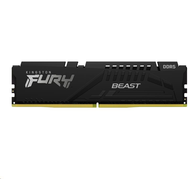 KINGSTON DIMM DDR5 32GB 5200MT/s CL36 FURY Beast Černá EXPO0 