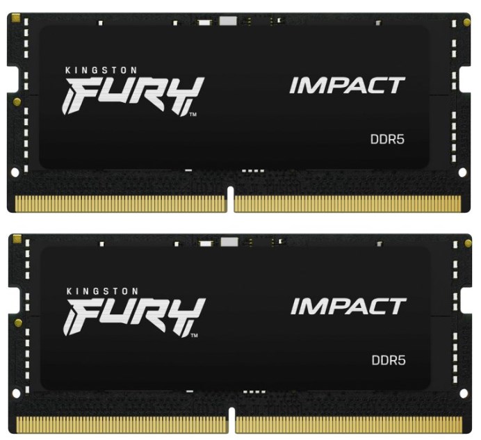 KINGSTON SODIMM DDR5 32GB (Kit of 2) 5600MT/s CL40 FURY Impact PnP0 