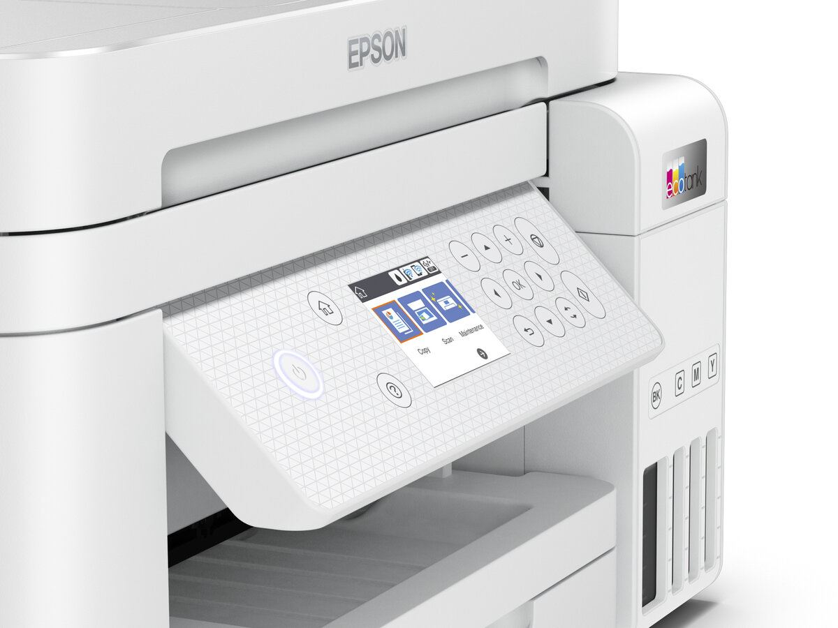 Atramentová tlačiareň EPSON EcoTank L6276, 3v1, A4, 1200x4800dpi, 33 str./min, USB, Wi-Fi, LAN, biela, 3 roky záruka po0 