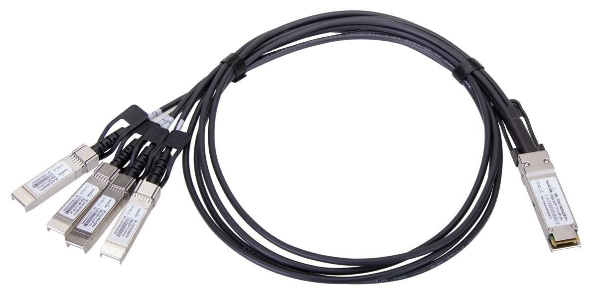 MaxLink 40G DAC kabel,  QSFP+ na 4xSFP+,  2m0 