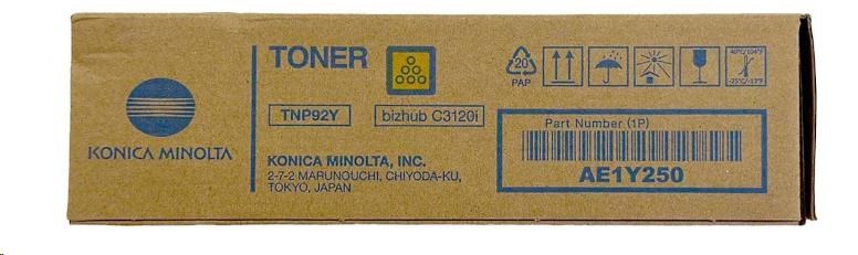 Minolta Toner TNP-92Y,  žltý do bizhub C3120i (4k)0 
