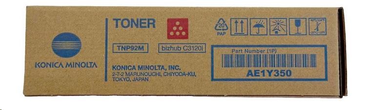 Minolta Toner TNP-92M, purpurový do bizhub C3120i (4k)0 