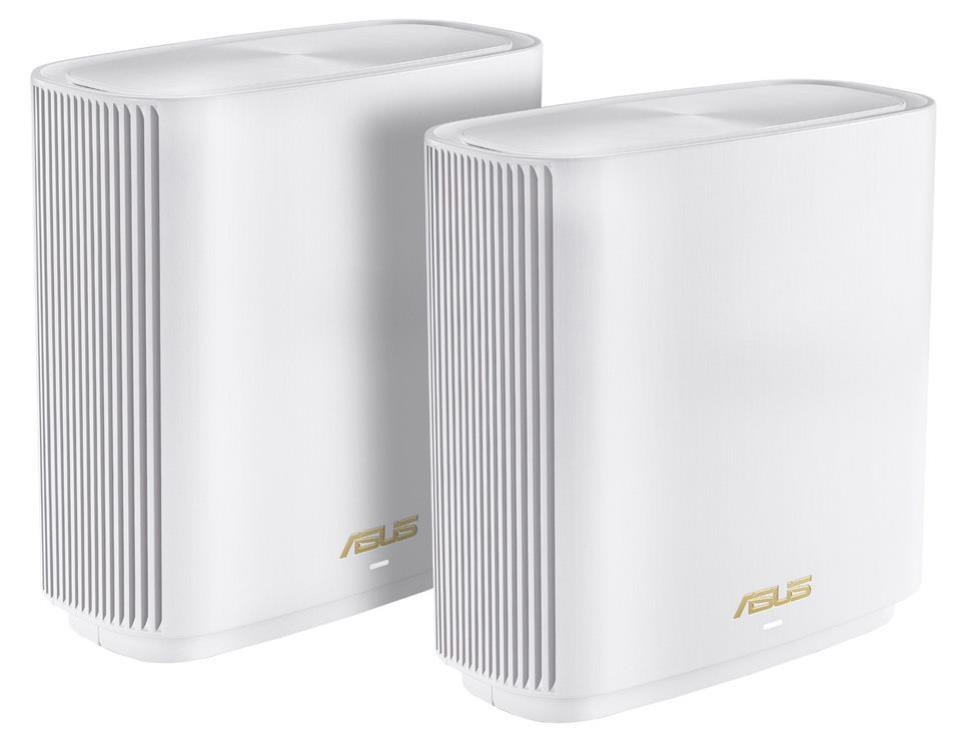 ASUS ZenWifi XT8 v2 2-pack white Wireless AX6600 Wifi 6 Tri-Band Gigabit Mesh system5 