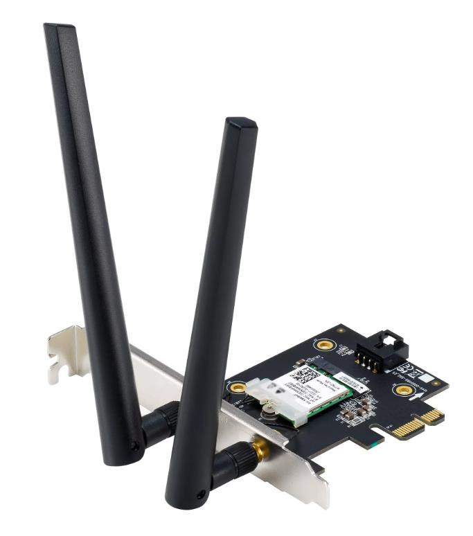 ASUS PCE-AXE5400 Wireless AXE5400 PCIe Wi-Fi 6E Adapter Card,  Bluetooth 5.20 