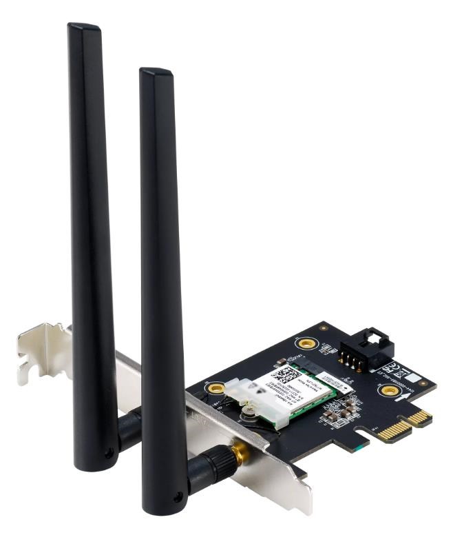 ASUS PCE-AXE5400 Wireless AXE5400 PCIe Wi-Fi 6E Adapter Card,  Bluetooth 5.23 