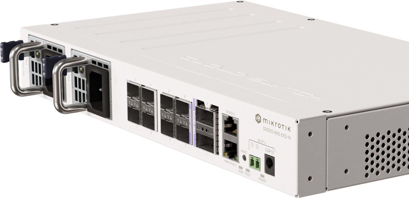 MikroTik Cloud Router Switch CRS510-8XS-2XQ-IN2 