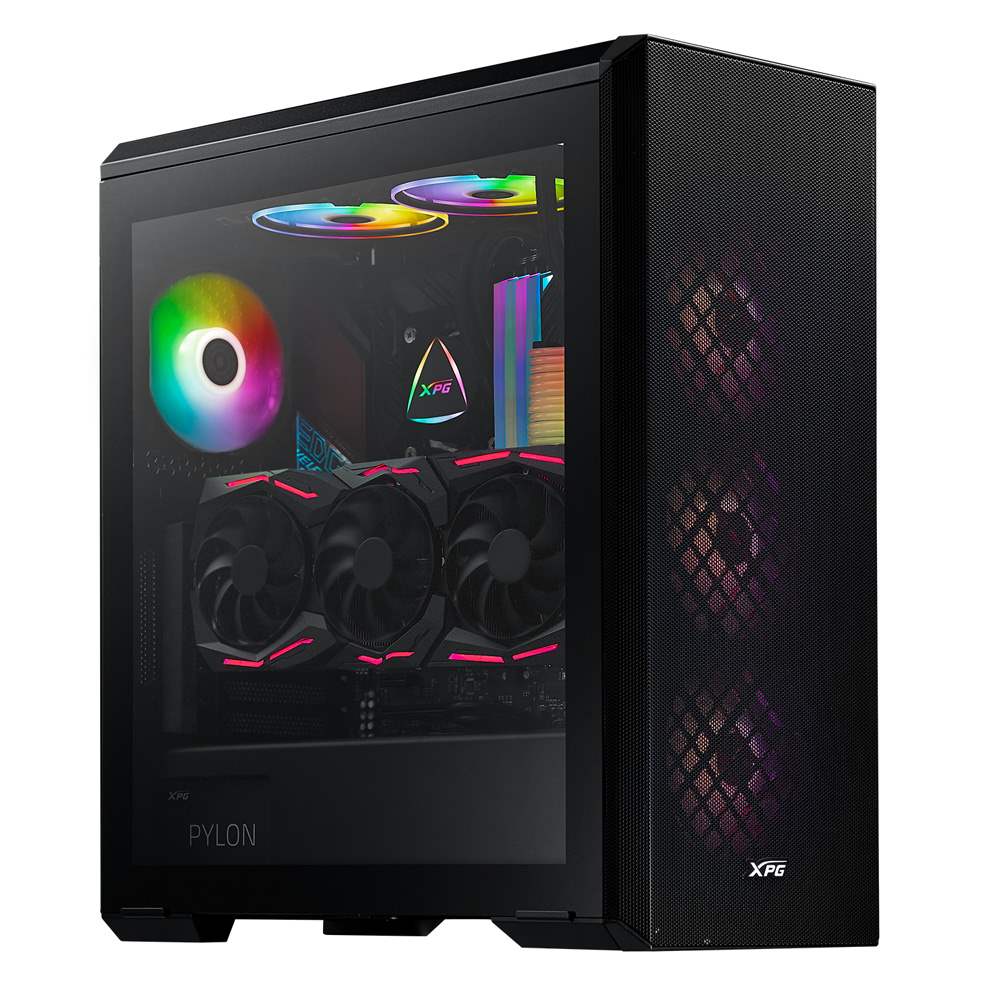 ADATA XPG case DEFENDER Mid-Tower,  bez zdroje,  3x 120mm Fan,  Černá4 