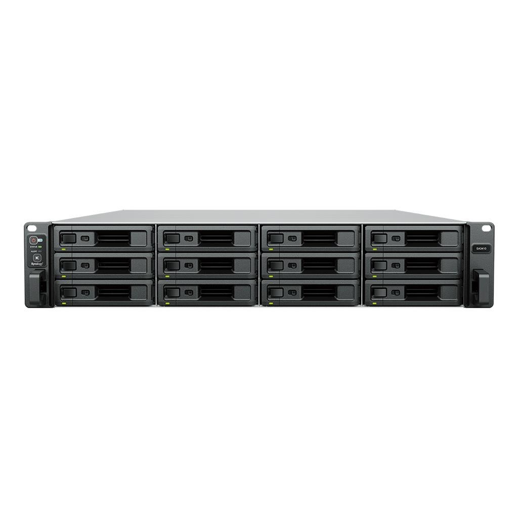 Synology SA3410 (8C/ XeonD-1541/ 2, 1-2, 7GHz/ 16GBRAM/ 12xSATA, SAS/ 2xUSB3.2/ 4xGbE/ 2x10GbE/ 2xPCIe/ RP)0 
