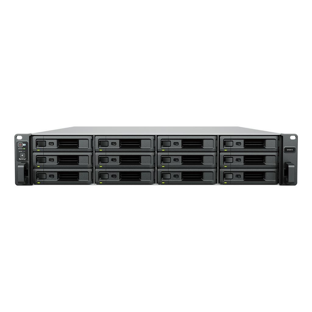 Synology SA3610 (12C/ XeonD-1541/ 2, 1-2, 7GHz/ 16GBRAM/ 12xSATA, SAS/ 2xUSB3.2/ 4xGbE/ 2x10GbE/ 2xPCIe/ RP)0 