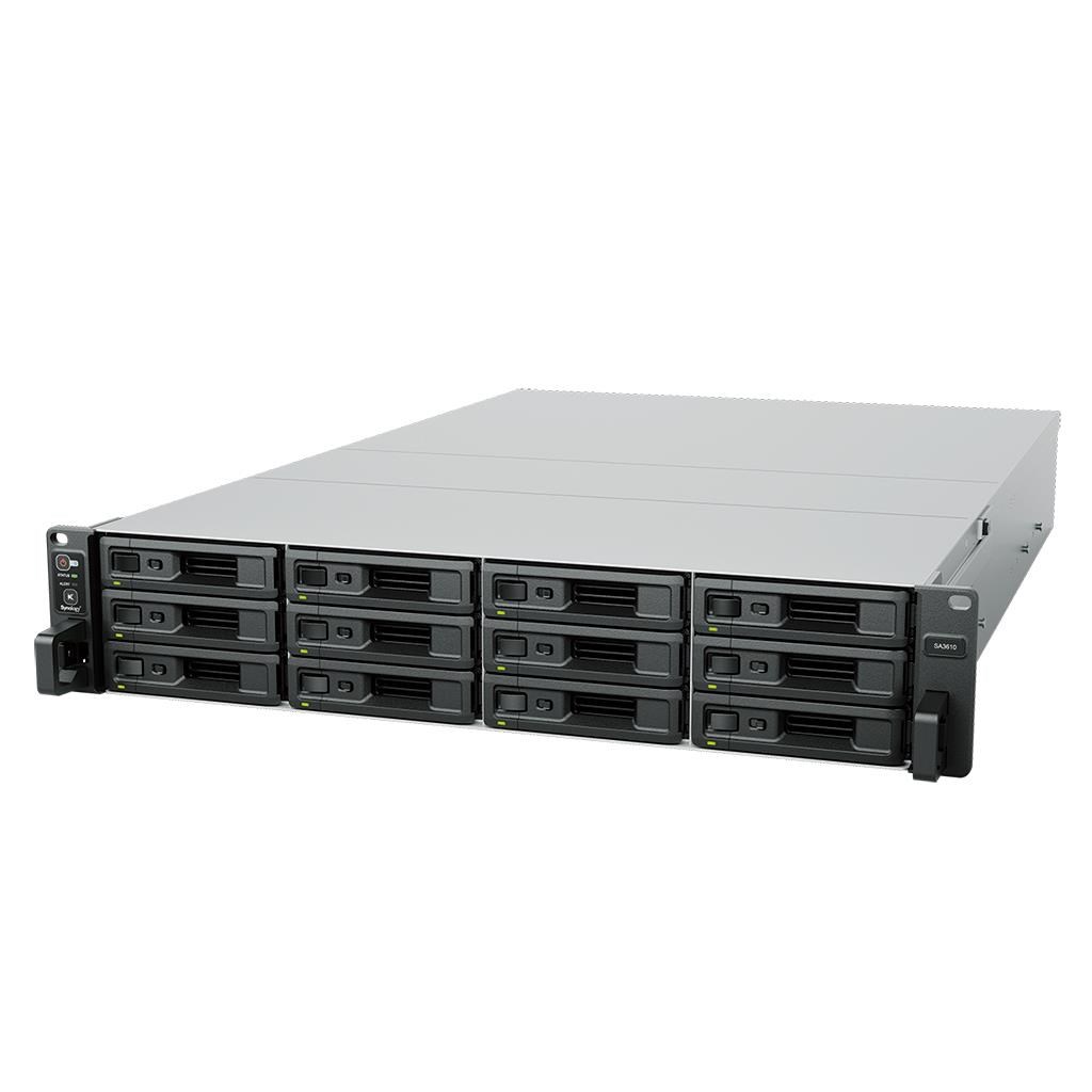 Synology SA3610 (12C/ XeonD-1541/ 2, 1-2, 7GHz/ 16GBRAM/ 12xSATA, SAS/ 2xUSB3.2/ 4xGbE/ 2x10GbE/ 2xPCIe/ RP)1 