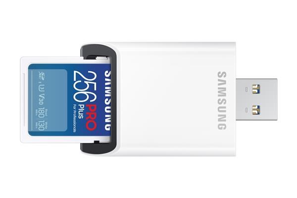 Samsung SDXC karta 256GB PRO PLUS + USB adaptér3 